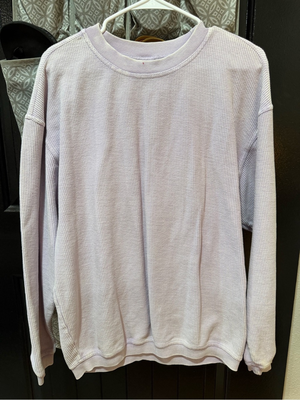 Women’s Lightweight Waffle Crewneck Sweater - Lavender